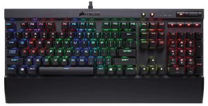 Corsair K70 Mechanical RGB Keyboard Cherry MX Switches Top down